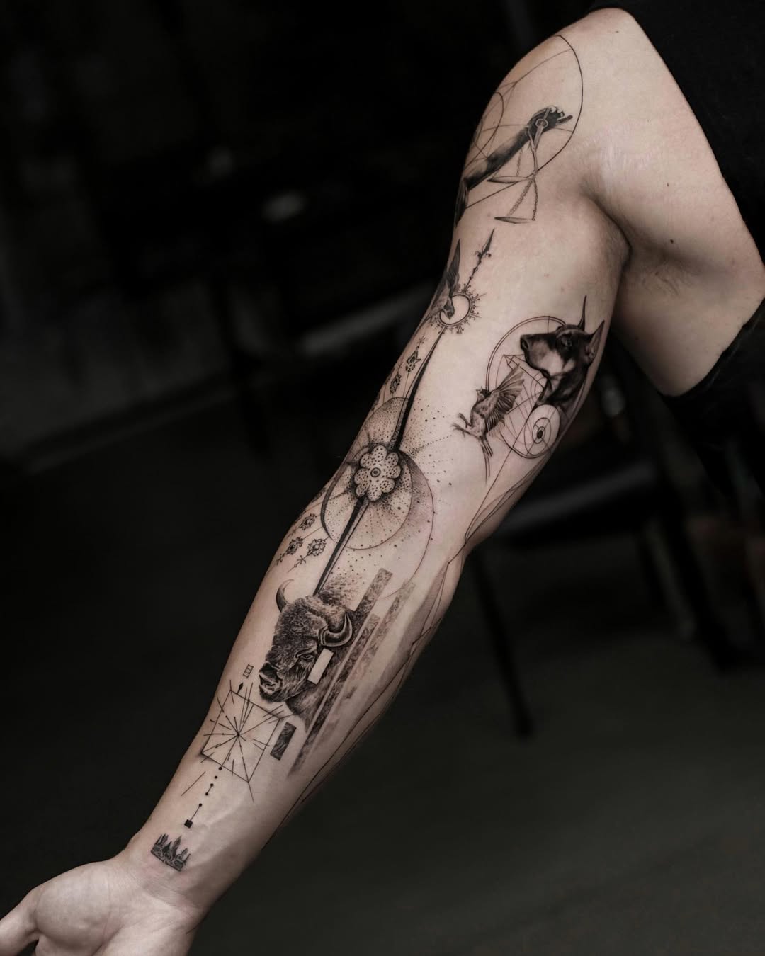 It was a tiring but beautiful experience for both of us..Collector • @coreyblad .#tattoo #sleeve It was a tiring but beautiful experience for both of us..Collector • @coreyblad .#tattoo #sleeve